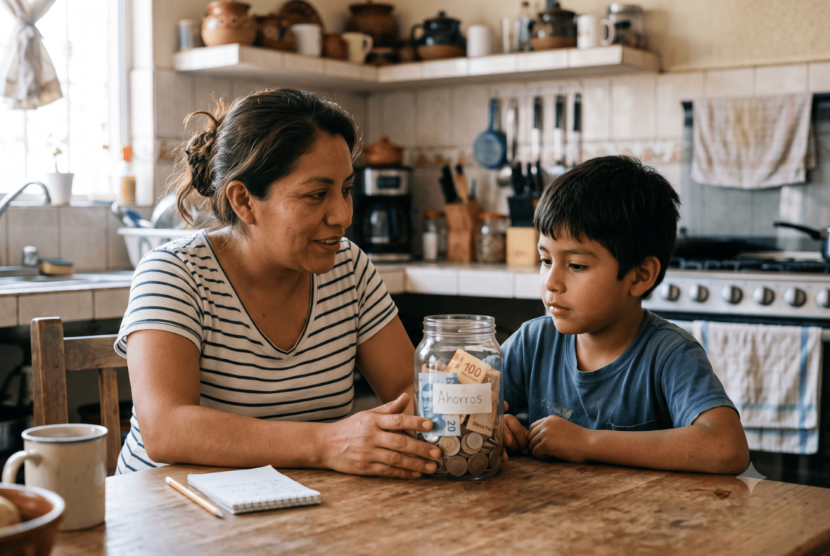 Ahorro-familiar-enseñar-hijos