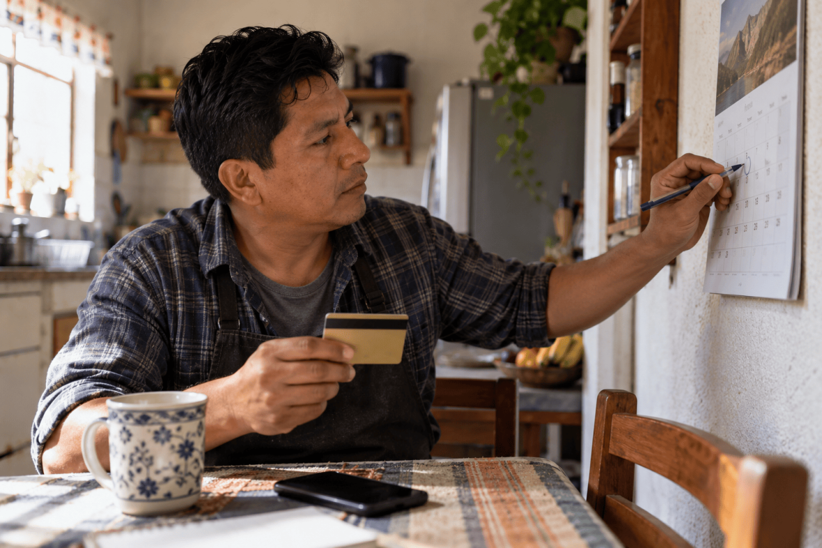 Fecha corte y fecha límite de pago